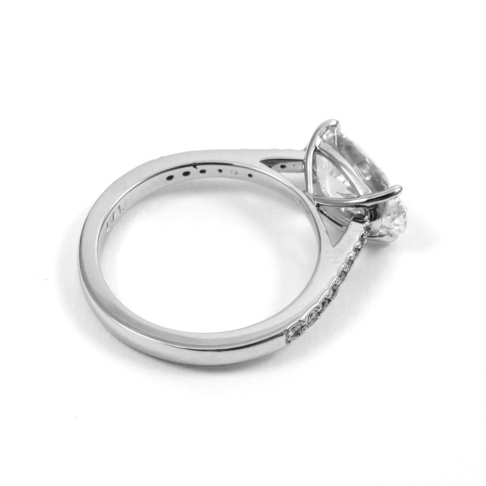 oval east west engagement ring