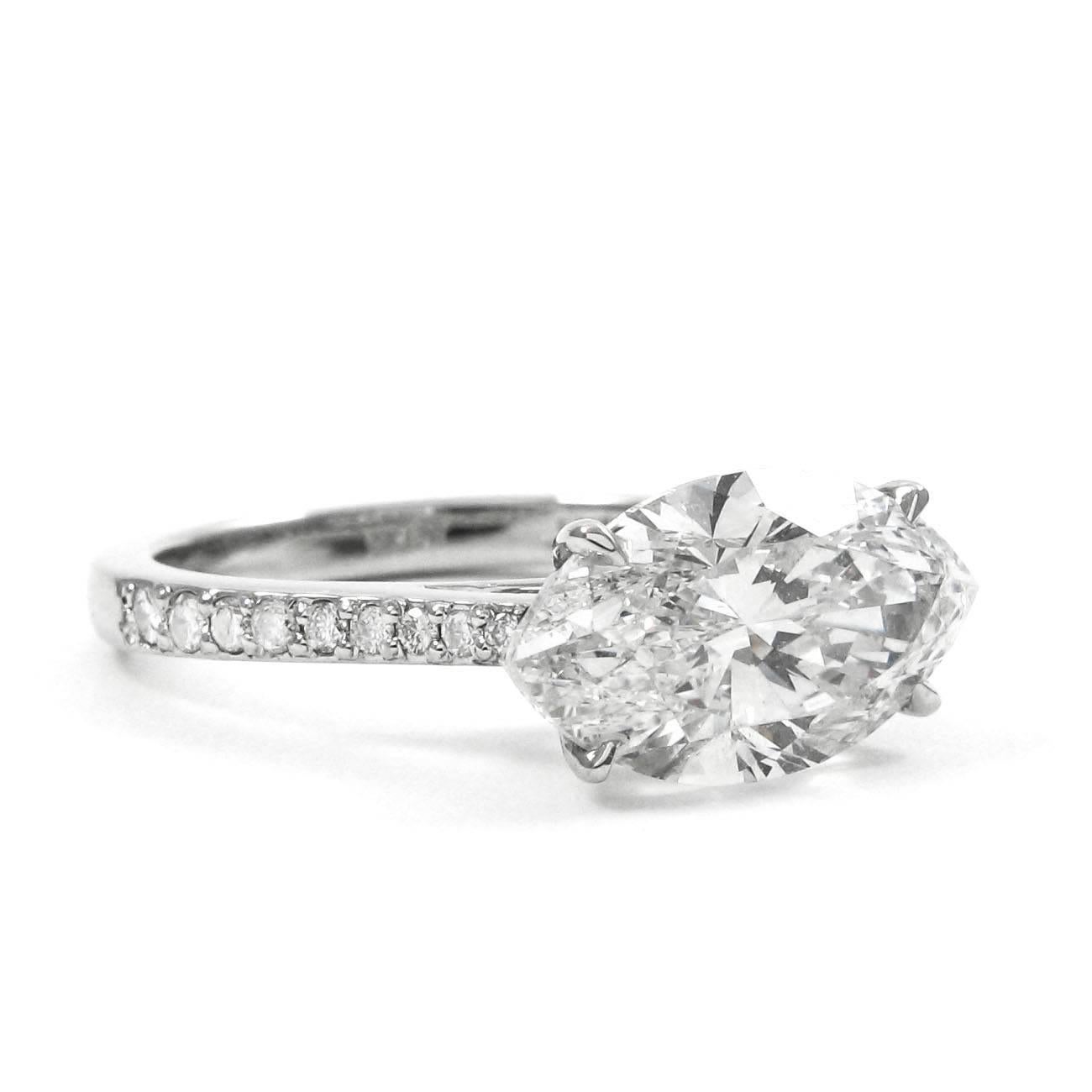 east west marquise diamond ring