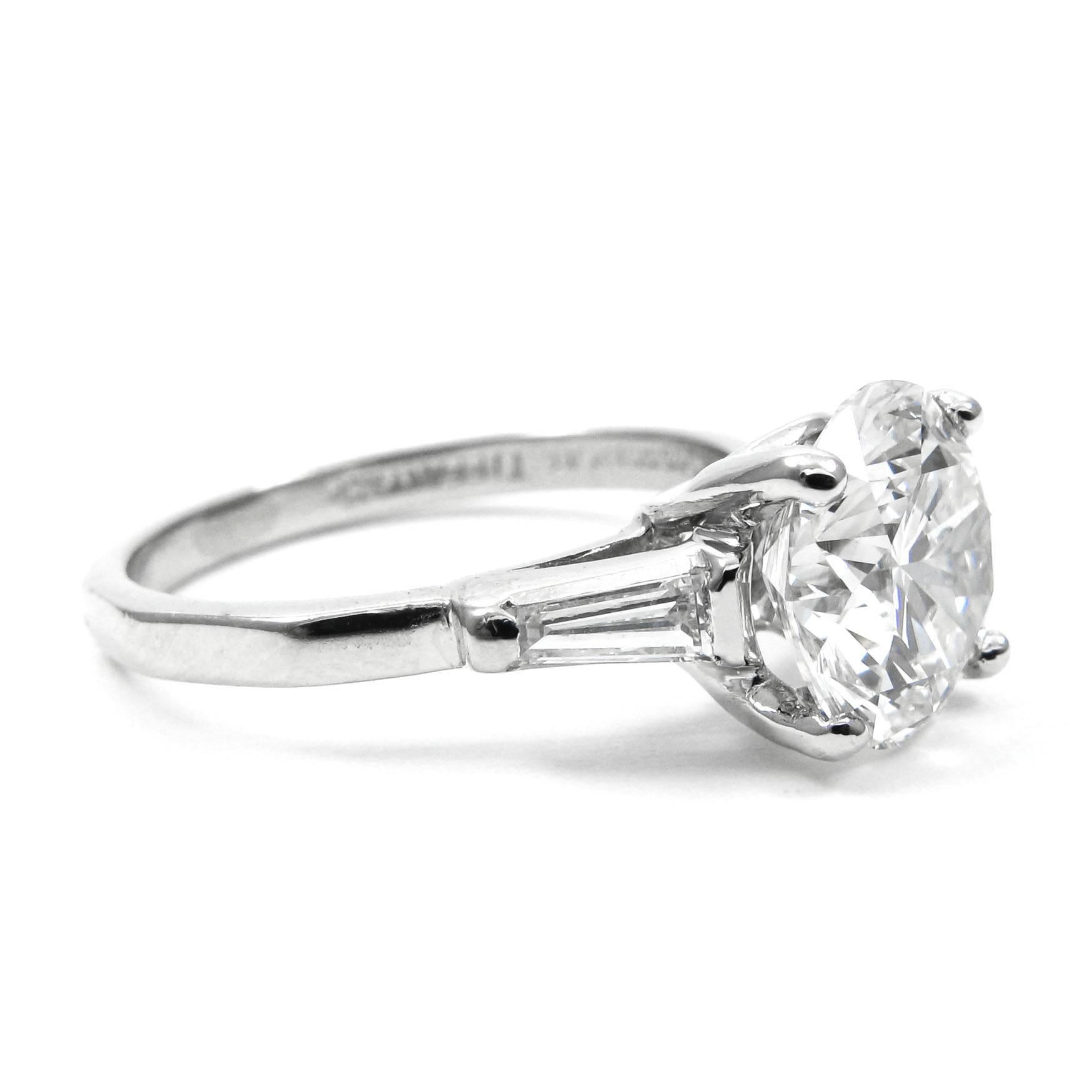 2.5 carat diamond ring price tiffany