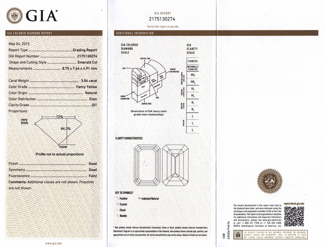 6.70 Carat GIA Cert Fancy Yellow Emerald cut  Diamond Frame Earrings For Sale 2