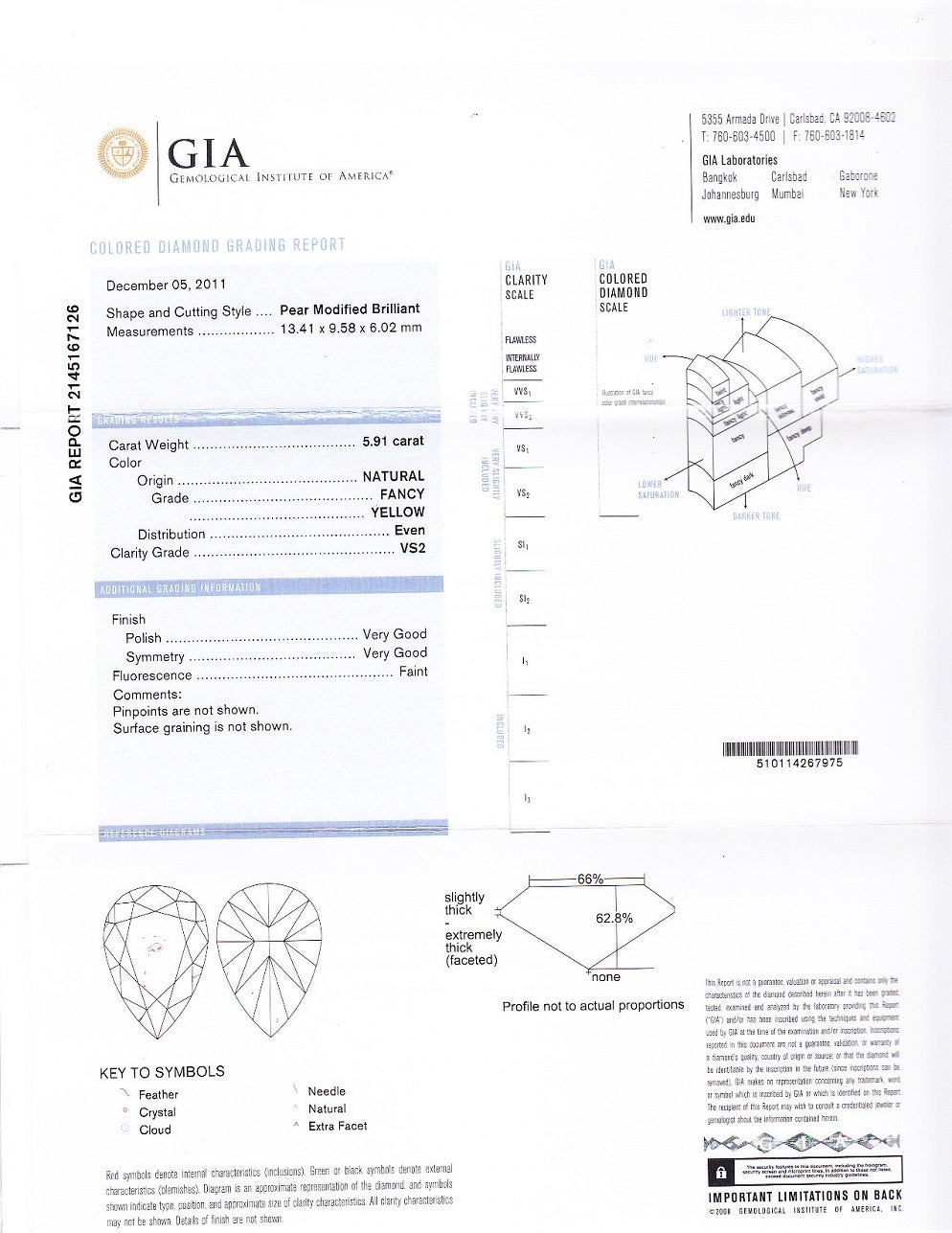 12.75 Carat GIA Cert Fancy Yellow Pear Diamond Leverback Earrings For ...
