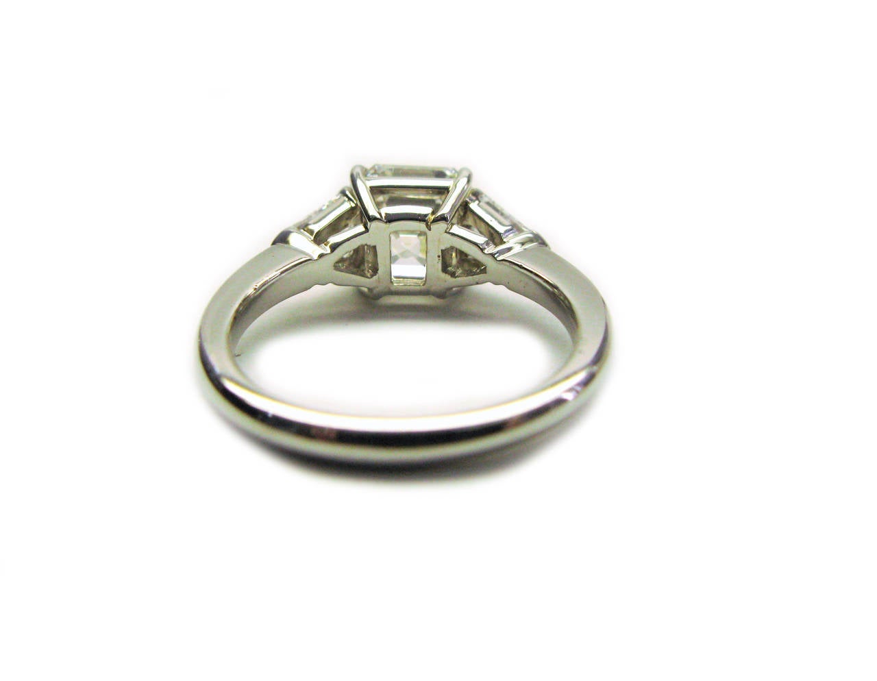 J. Birnbach 2.19 Carat F VS1 GIA  Asscher Cut Diamond Ring 1