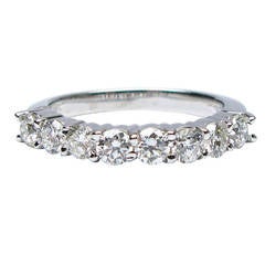 Round Brilliant Diamond Wedding Band 11