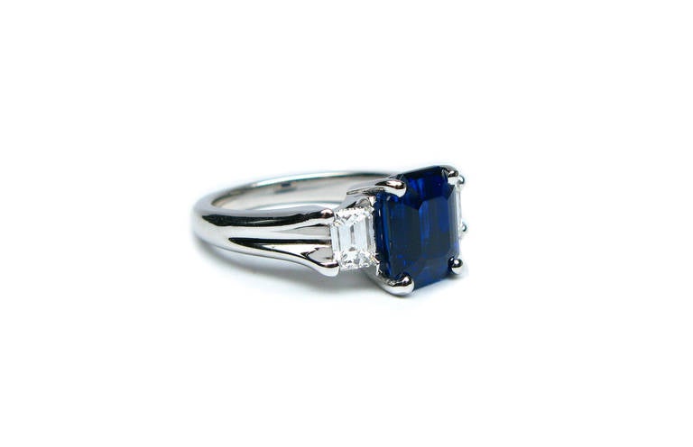 certified sapphire ring