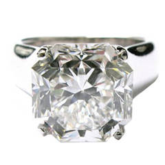 6.01 Carat Tiffany & Co. Lucida Diamond Platinum Ring