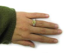 1.91 Carat GIA Cert Fancy Yellow Asscher Cut Diamond Platinum Engagement Ring