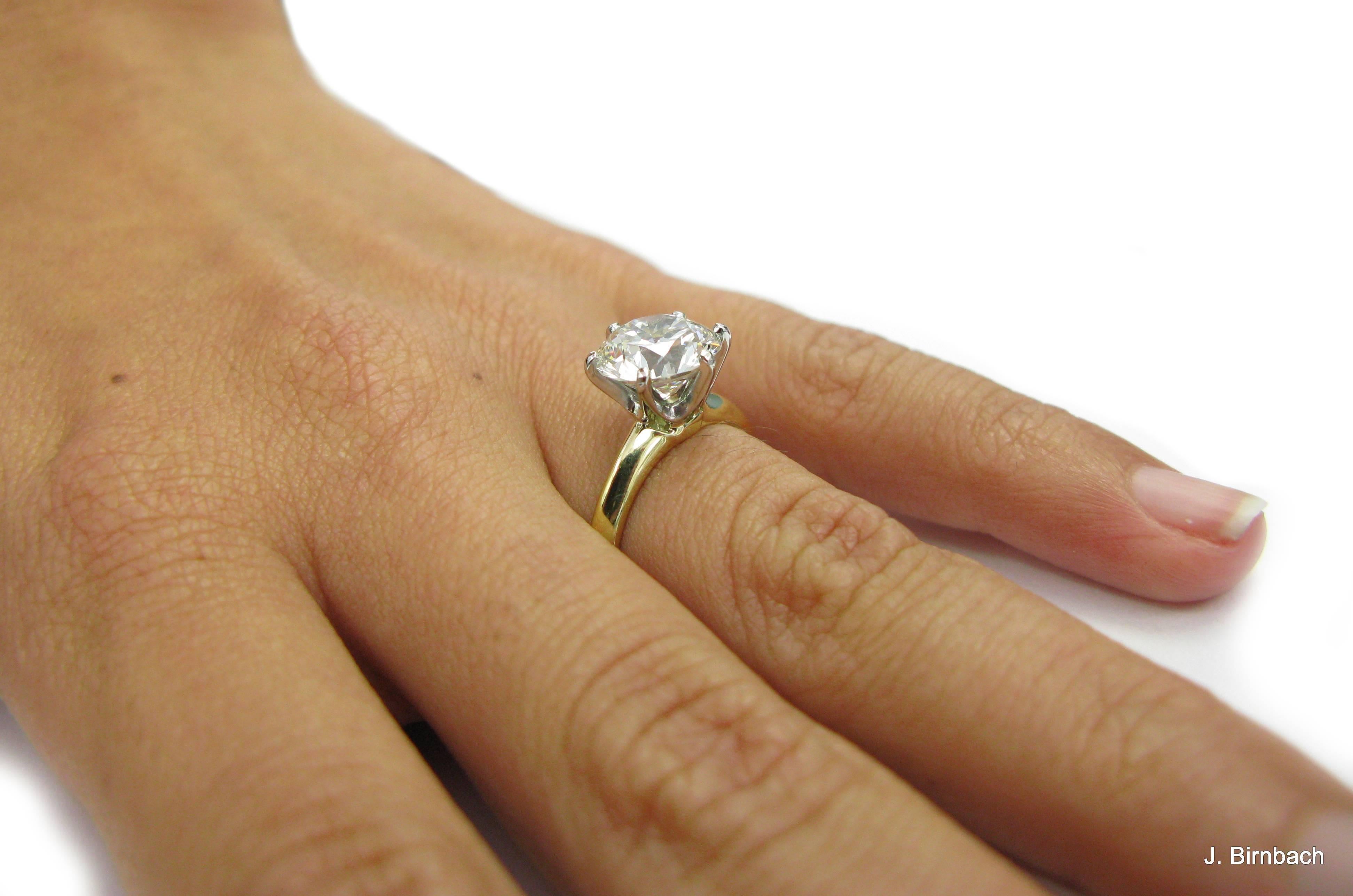 Tiffany & Co. 2.25 Carat GIA Cert  Diamond Engagement Ring 2