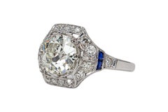 J. Birnbach GIA 1.84 Carat L I1 Old European Antique Deco Style Solitaire Ring
