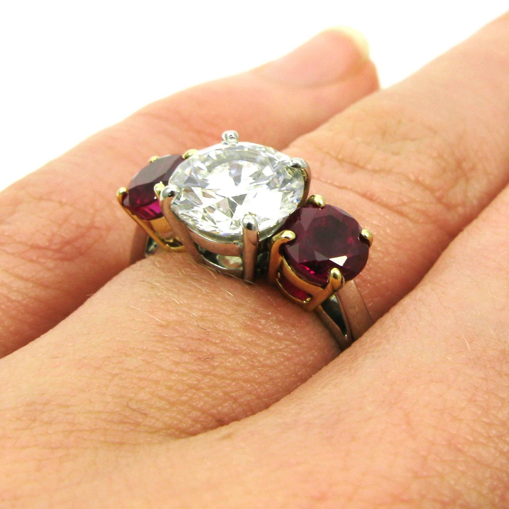 diamond and ruby rings