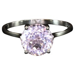 Platinum Pink Kunzite Ring