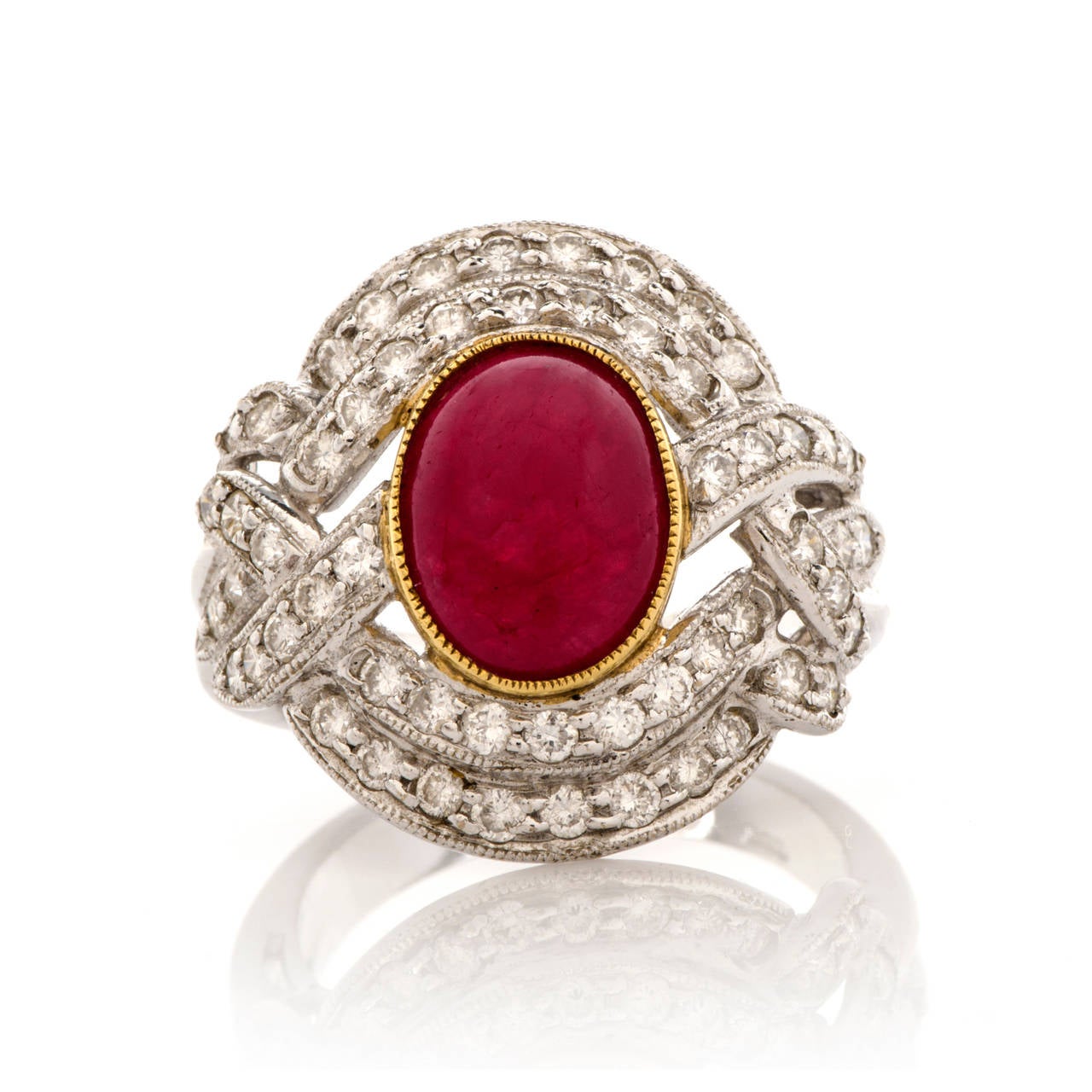 Ruby Cocktail Ring 8