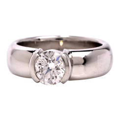 Tiffany & Co. Etoile Diamond Platinum Engagement Ring