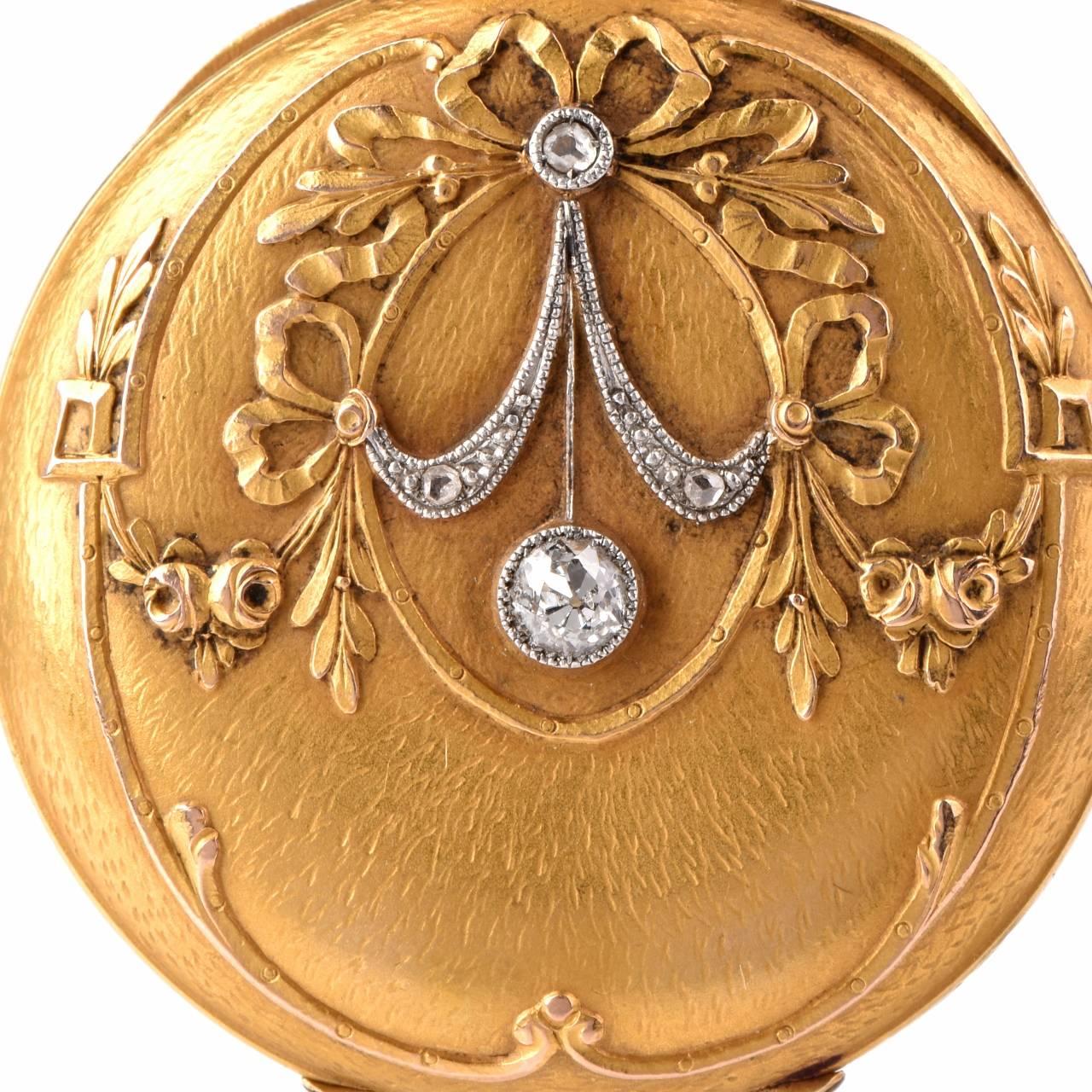 victorian gold pocket watch