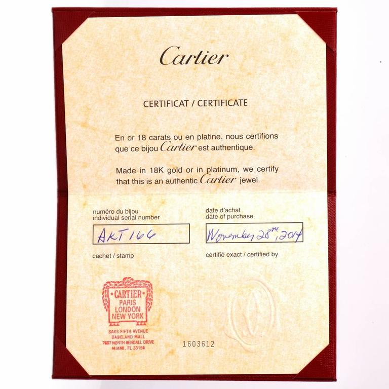 Cartier GIA Cert .90 Carat Diamond 