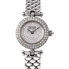 Van Cleef & Arpels Lady's White Gold Diamond Wristwatch