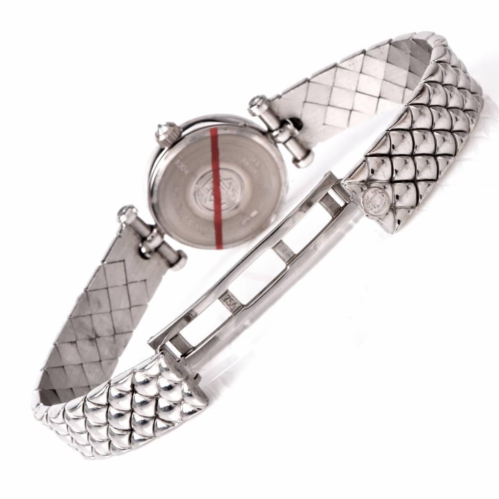 Van Cleef & Arpels Lady's White Gold Diamond Wristwatch 4