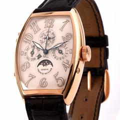 Franck Muller Montre-bracelet Casablanca à calendrier perpétuel automatique en or rose