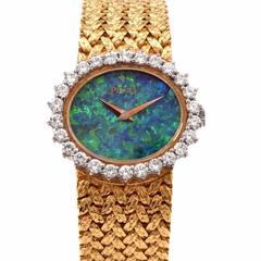 Piaget Yellow Gold Diamond Bezel Opal Dial Wristwatch Ref 9326D2-332951