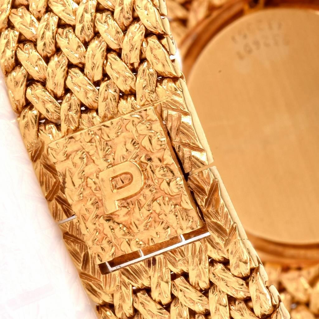Women's Piaget Yellow Gold Diamond Bezel Opal Dial Wristwatch Ref 9326D2-332951