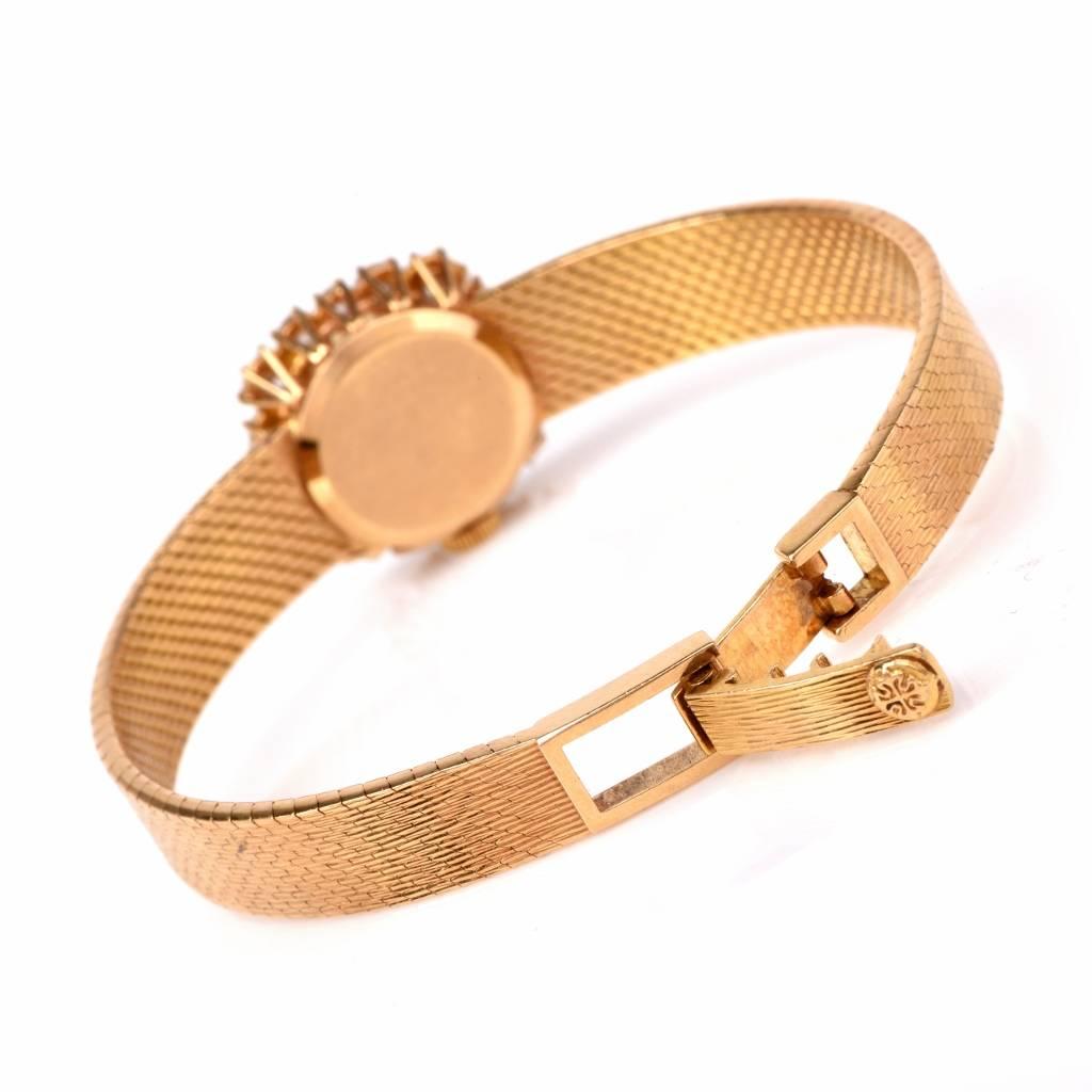 Women's Patek Philippe Lady's Yellow Gold Diamond Wristwatch