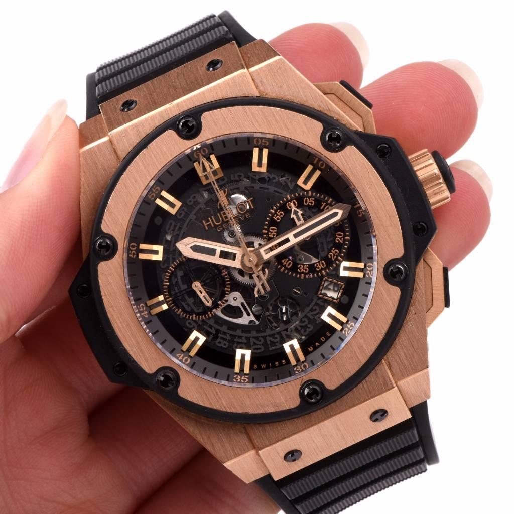 Hublot Yellow Gold King Power Unico Chronograph Automatic Wristwatch 2