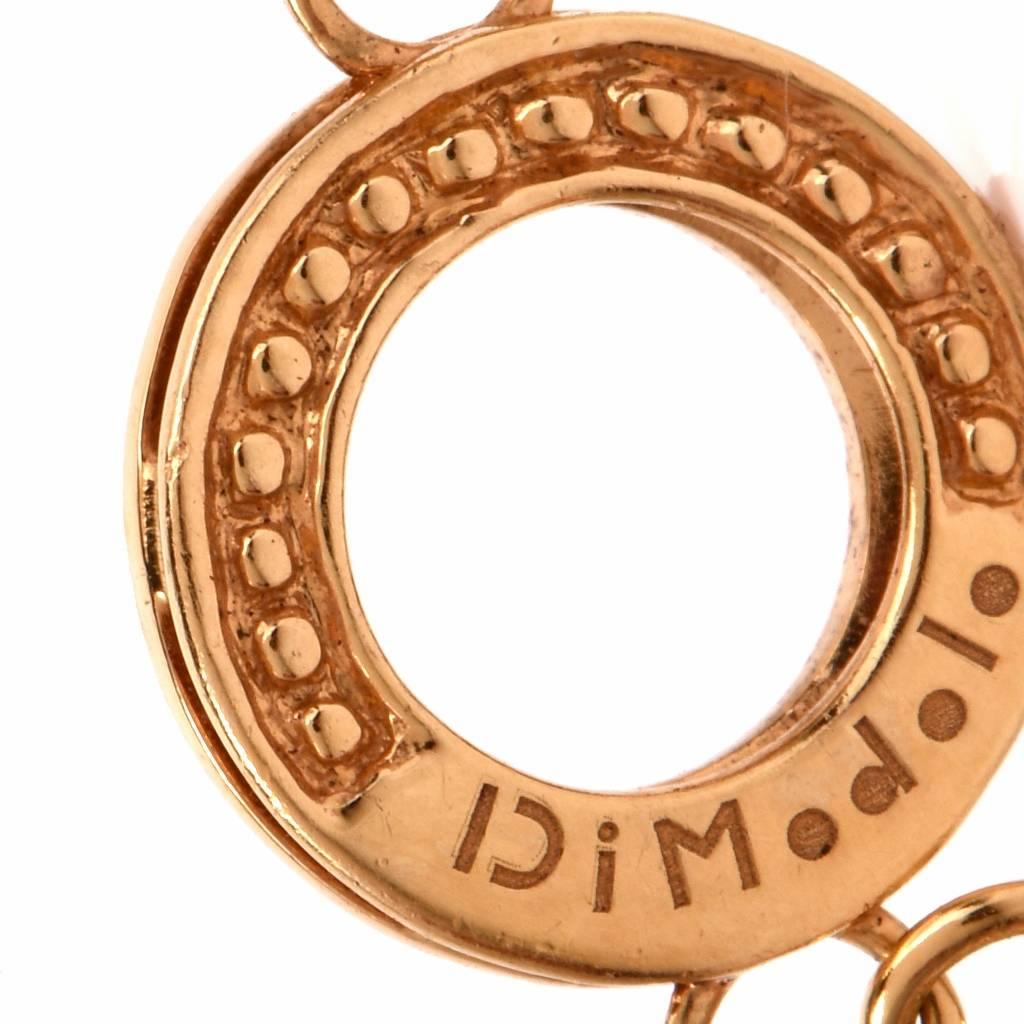 Women's Di Modolo Milano Fiamma Multi Stone Gold Bracelet