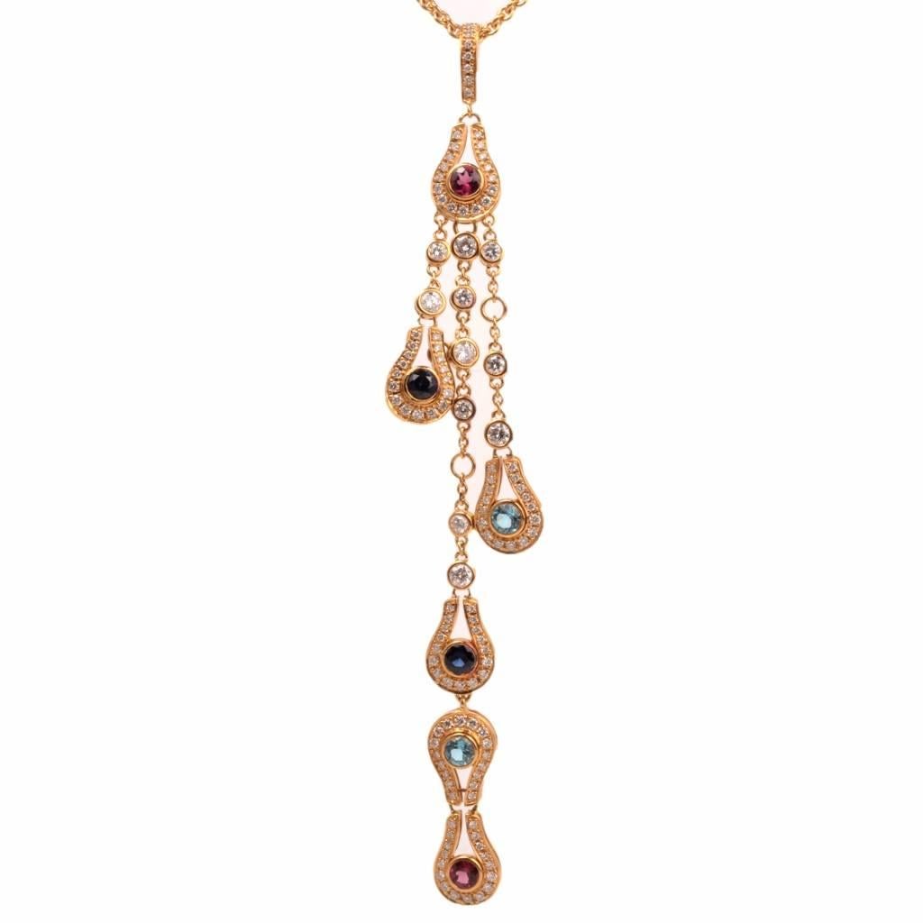Women's Di Modolo Fiamma Gold Pendant Necklace
