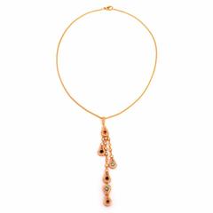 Di Modolo Fiamma Gold Pendant Necklace