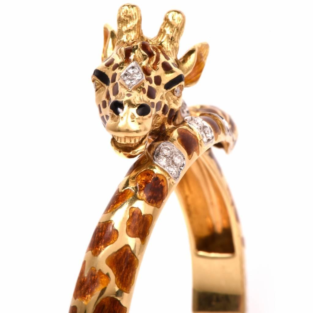 gold giraffe ring