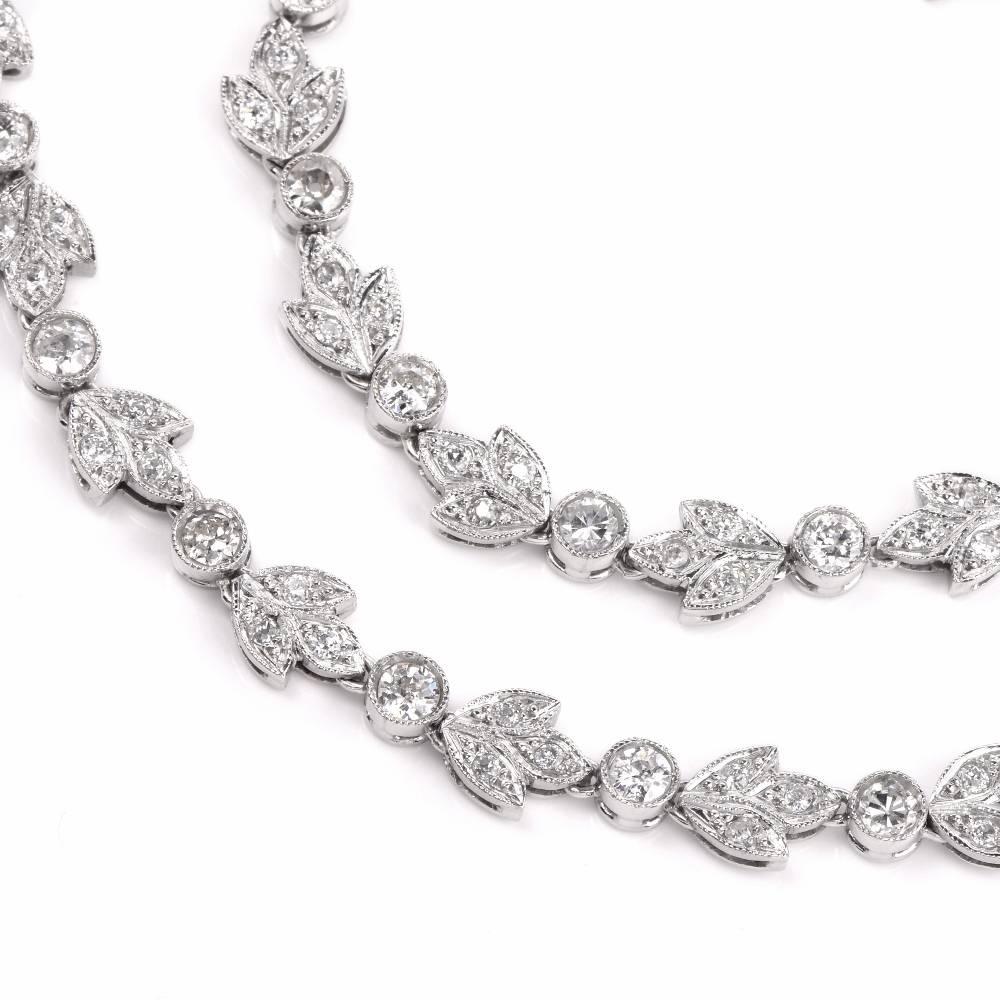 platinum choker necklace