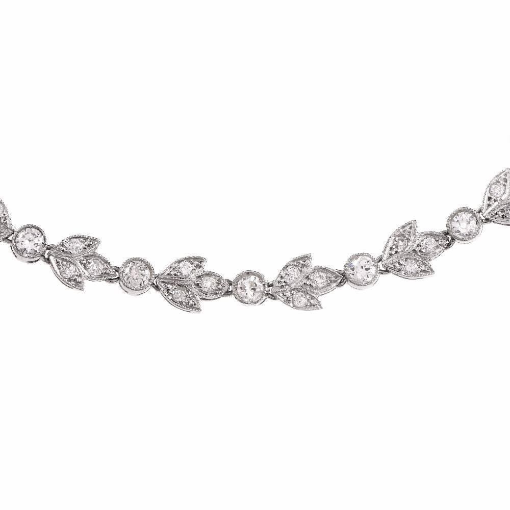antique diamond choker necklace