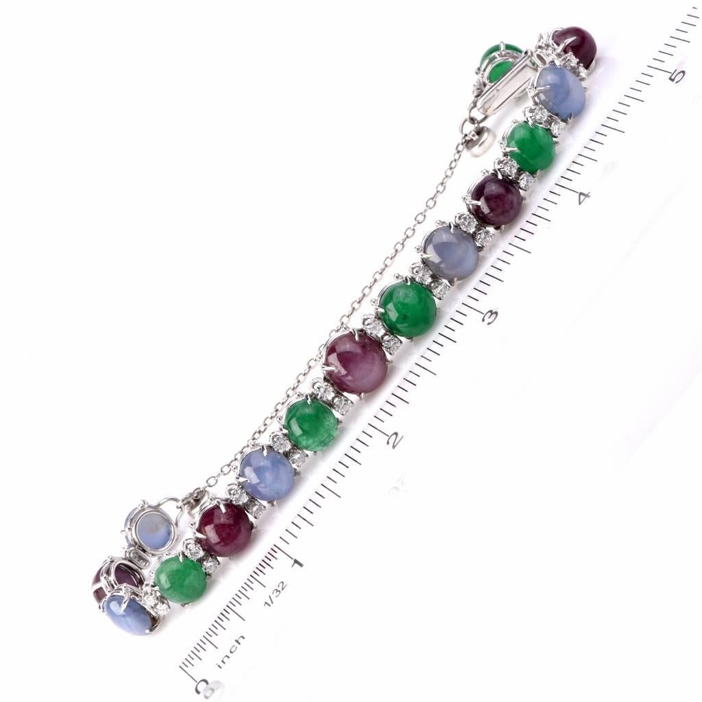 sapphire and emerald bracelet