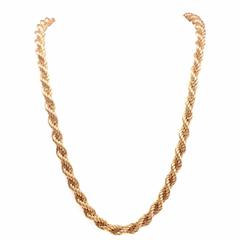 Heavy Long Twisted Thick Rope Chain Necklace 6