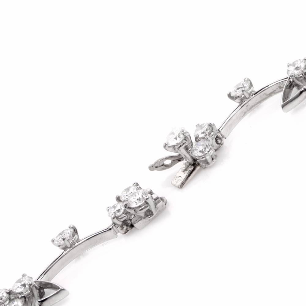 Französische Diamant-Platin-Halskette des 21. Jahrhunderts im Angebot 1