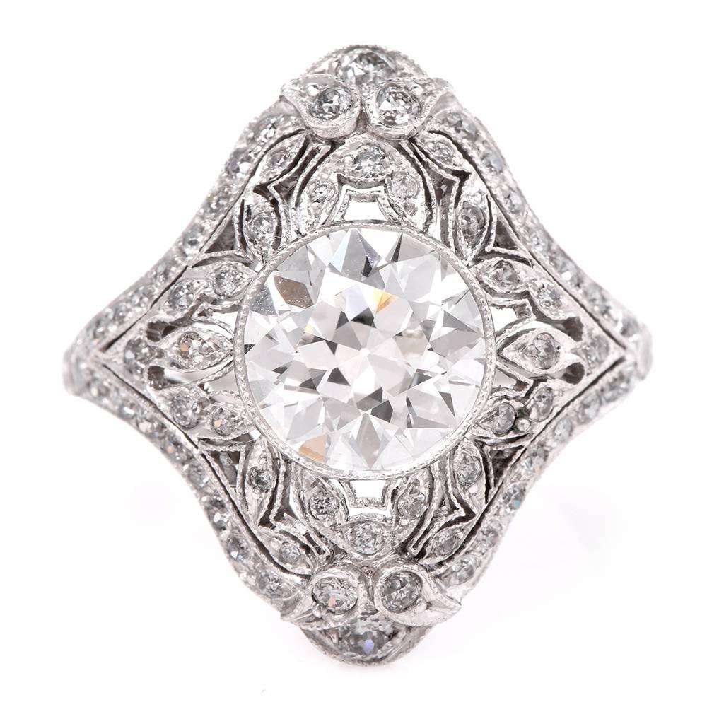 2.25 carat diamond engagement ring