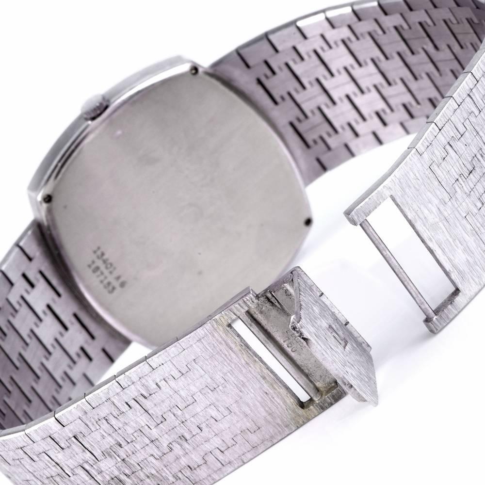 Piaget White Gold Date Automatic Dress Wristwatch 1