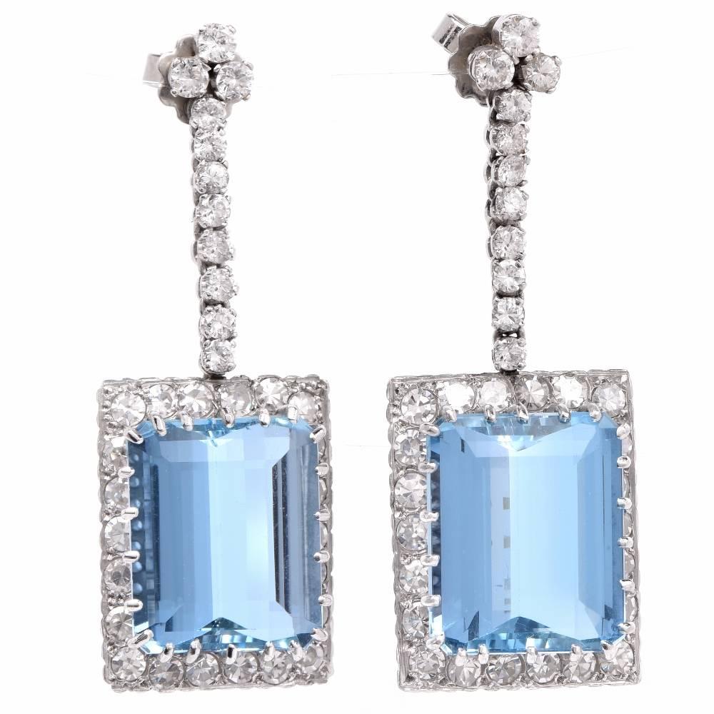 santa maria aquamarine earrings