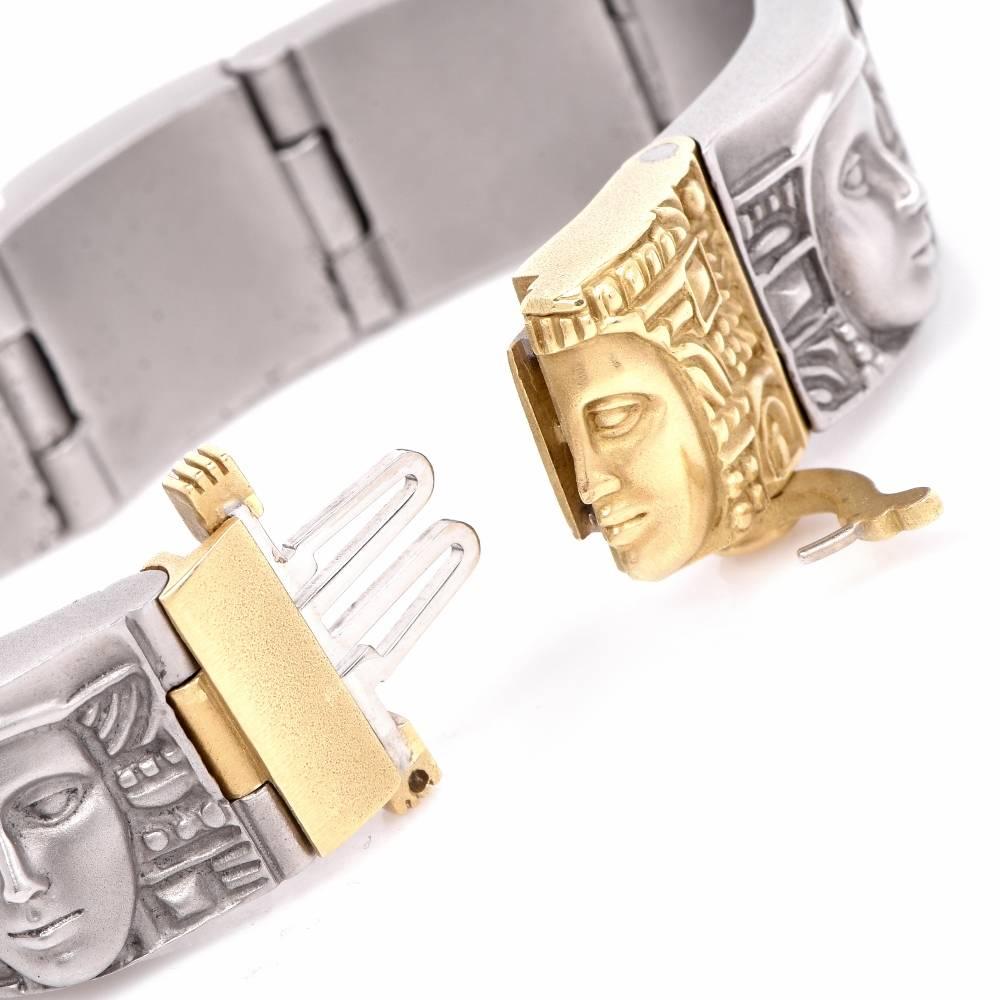 Barry Kieselstein-Cord Women of the World Gold Steel Bracelet 2