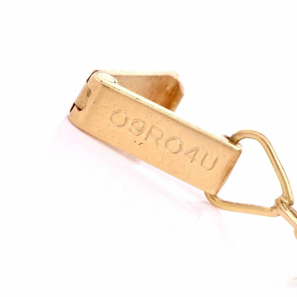Salvador Dali's Limited Edition 18K / 750 Gold  Figurine Necklace Signed 