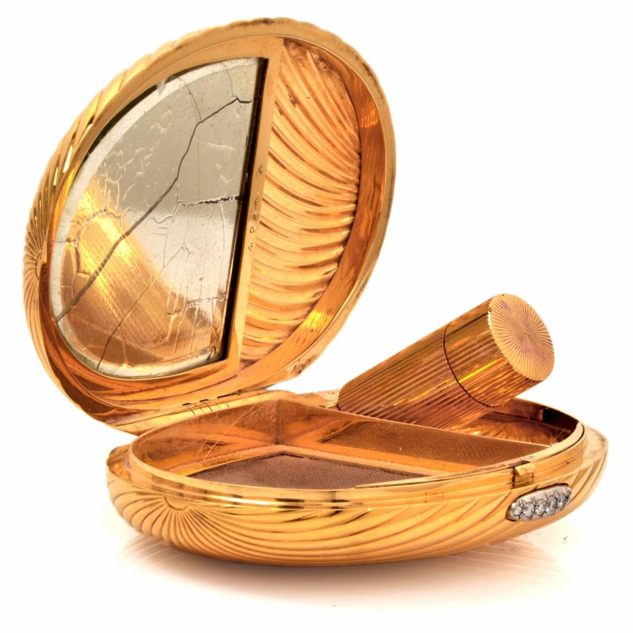 Bulgari Diamond Gold Compact Box 3