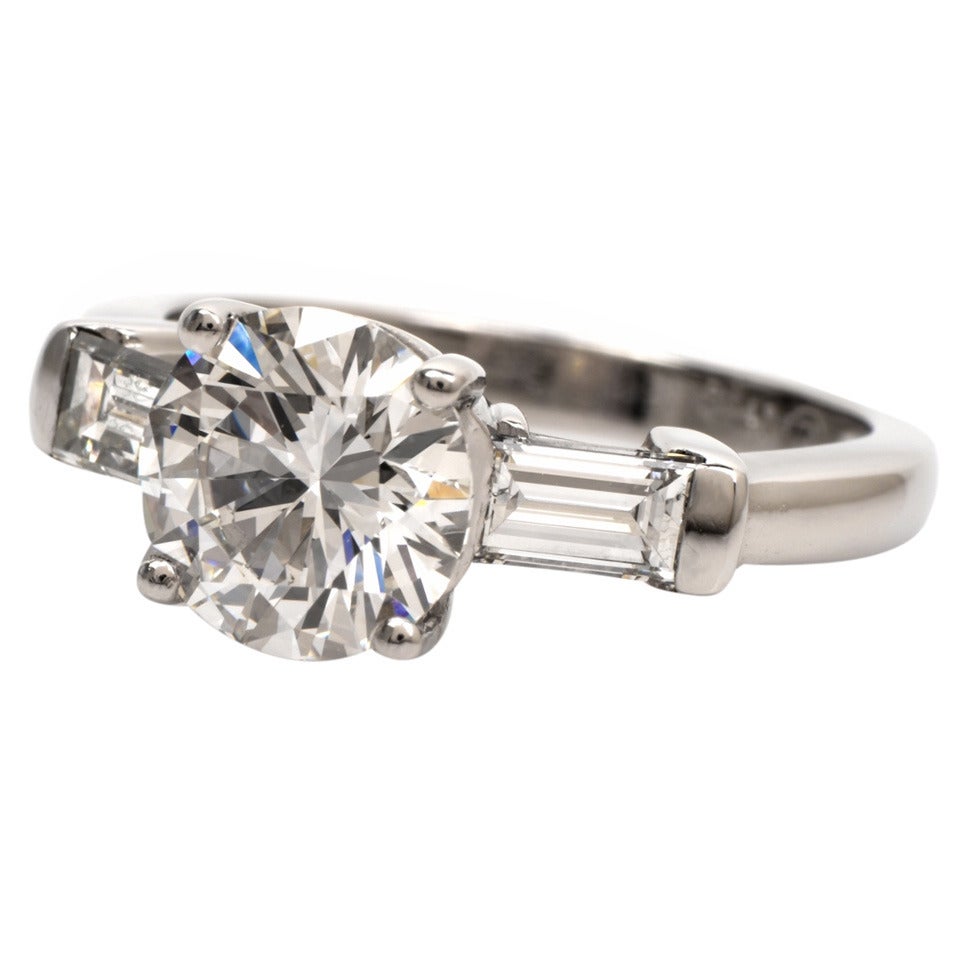Brilliant-Cut Diamond Engagement Ring
