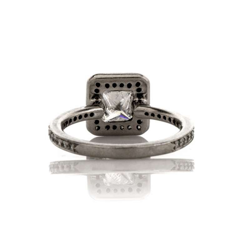 Ritani GIA Certified Princess-cut Diamond Platinum Engagement Ring 1