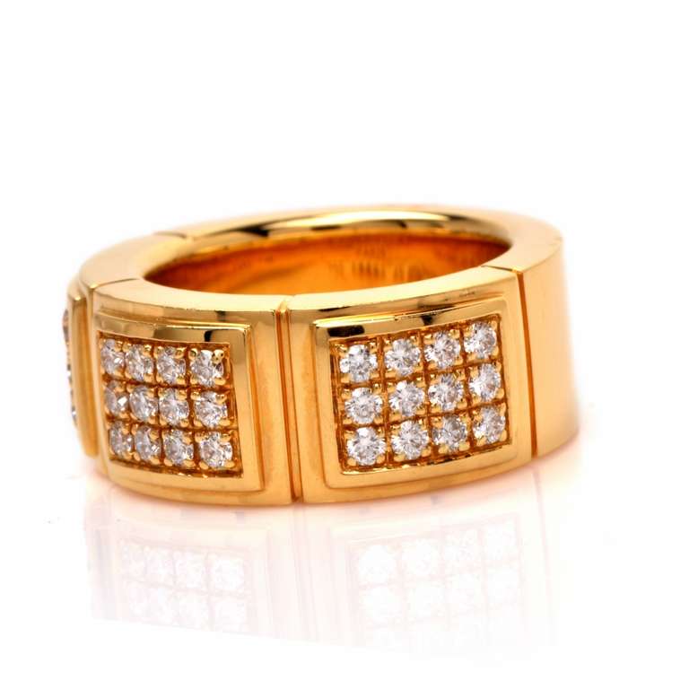 This conspicuous ring of French provenance is an authentic piece designed and crafted by Mauboussin jewelers of Paris, bearing their signature and hallmark, followed by‘Paris’ as the place of origin, and the reference number ‘C9481 49'. This