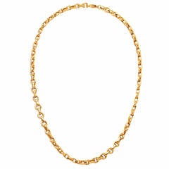 Tiffany 
Co. Yellow Gold Chain Necklace