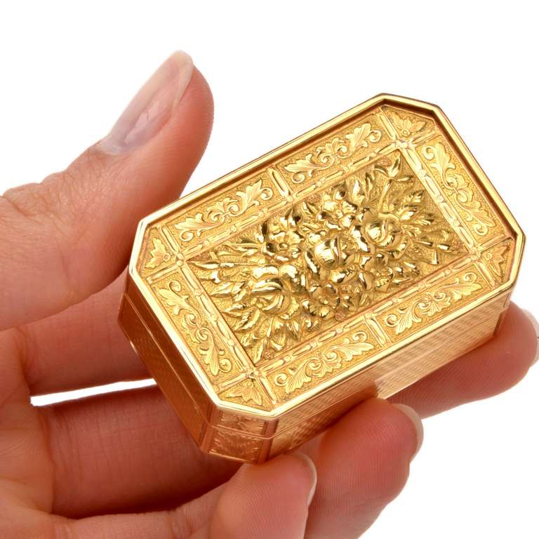 Gold Repoussee Pill Box 3
