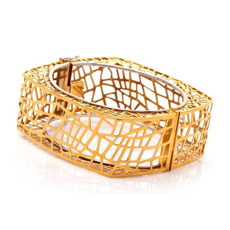 gold wide bangles
