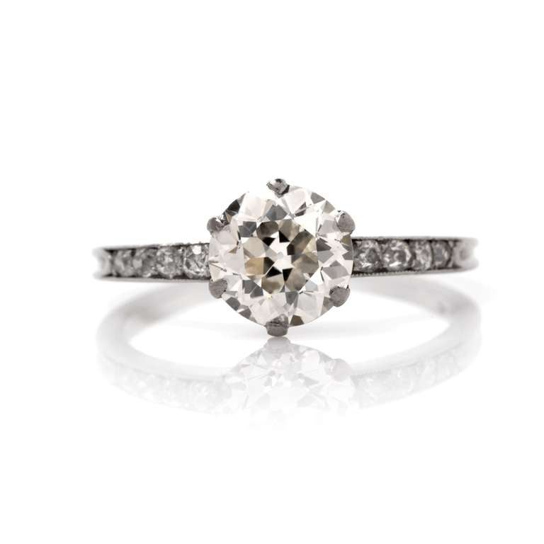 Diamond Platinum Engagement Ring