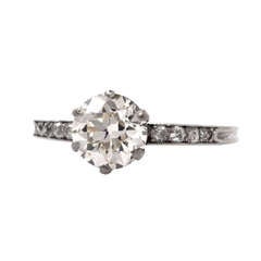 Diamond Platinum Engagement Ring
