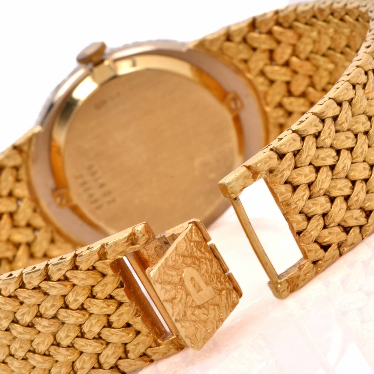 Piaget Lady's Yellow Gold Diamond Wristwatch 2