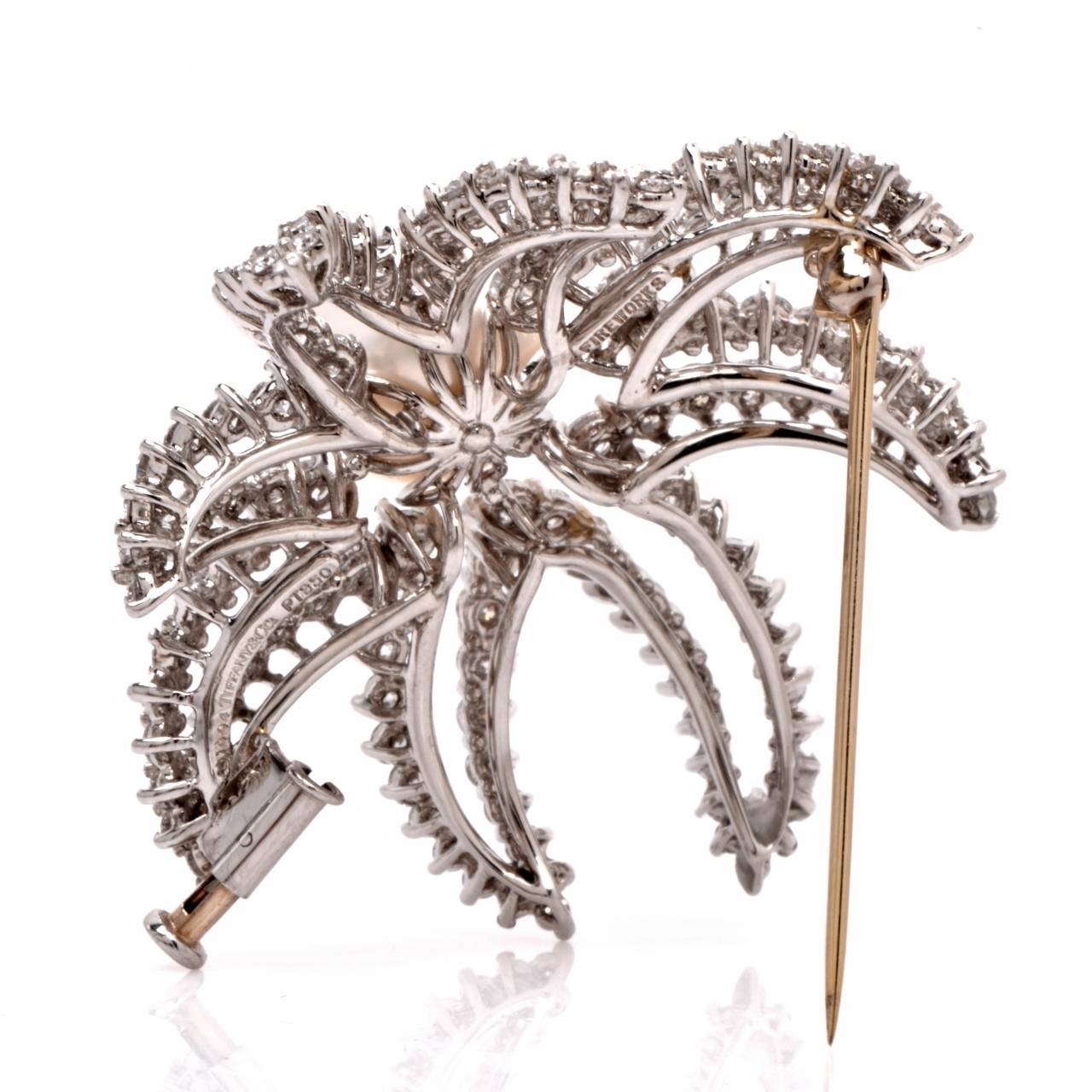 tiffany fireworks brooch